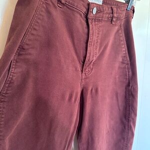 Everlane Women's barrel Pants in brown